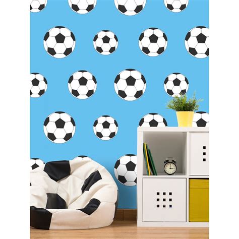 Football Themed Wallpaper Perfect For Footy Fans Ideal For Bedrooms