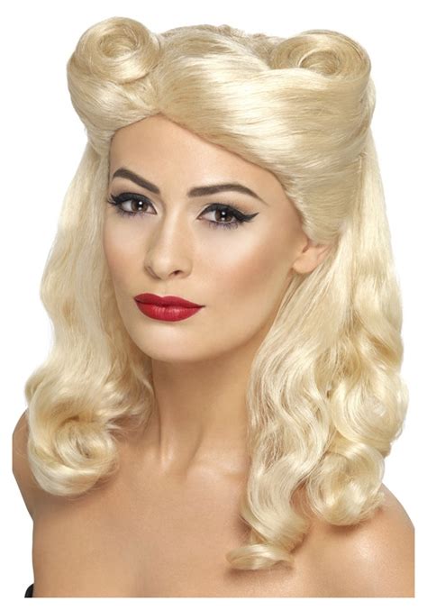 40s Blonde Pin Up Wig