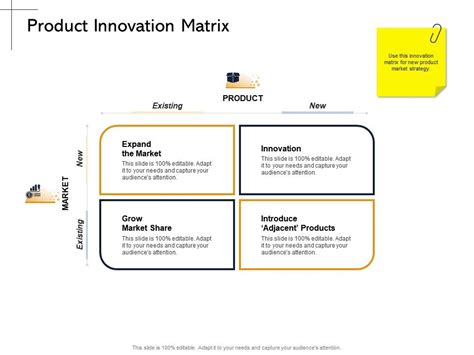 Product Innovation Matrix Introduce Ppt Powerpoint Presentation Icon