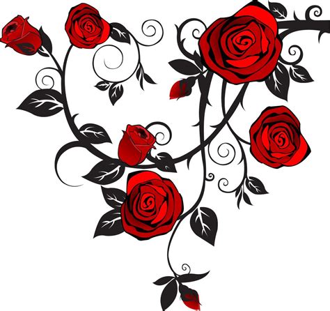 Rose Vine Clipart Free Download On Clipartmag