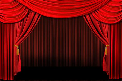 Award Background Red Curtains Curtain Backdrops Stage Curtains