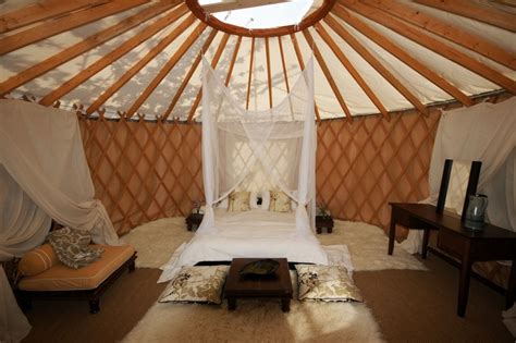 Luxury Yurts At Glastonbury Festival Yurt Interior Decor Outdoor Bed