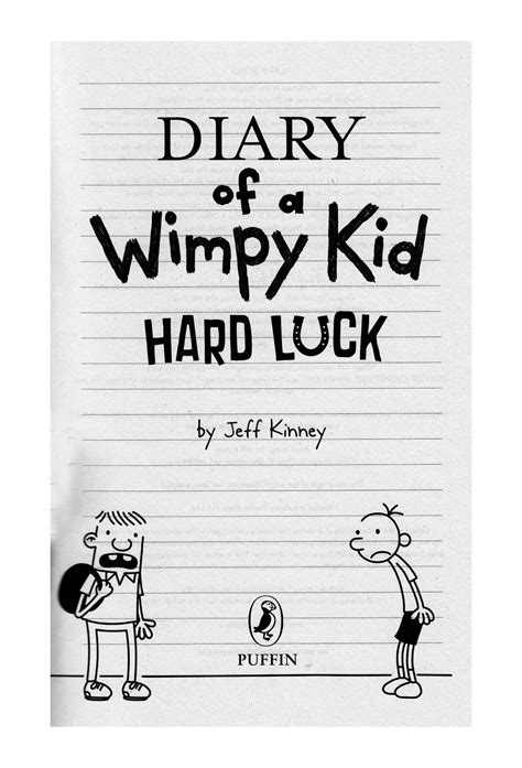 Diary Of A Wimpy Kid Hard Luck জেফ কিন্নি বইবাজারকম