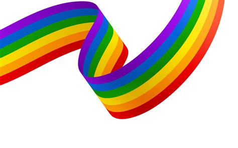 positive striped rainbow social media banner or post template rainbow lgbt flag and celebrate