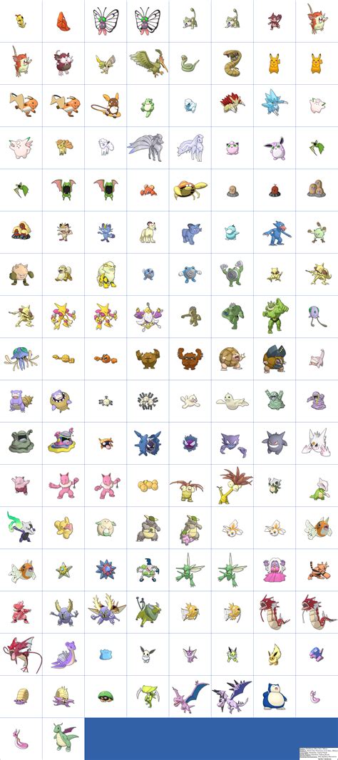 The Spriters Resource Full Sheet View Pokémon Ultra Sun Ultra