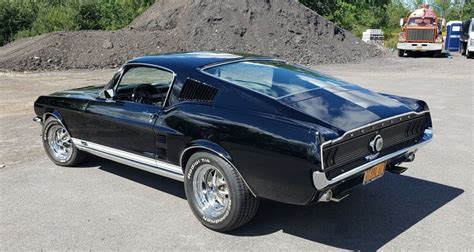 1967 Ford Mustang Gt Black Rwd Manual Fastback Gt