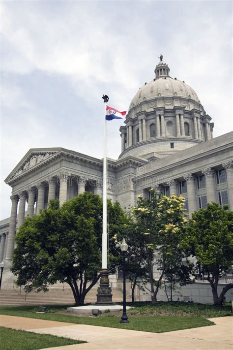 Jefferson City Missouri State Capitol Stock Image Image Of City