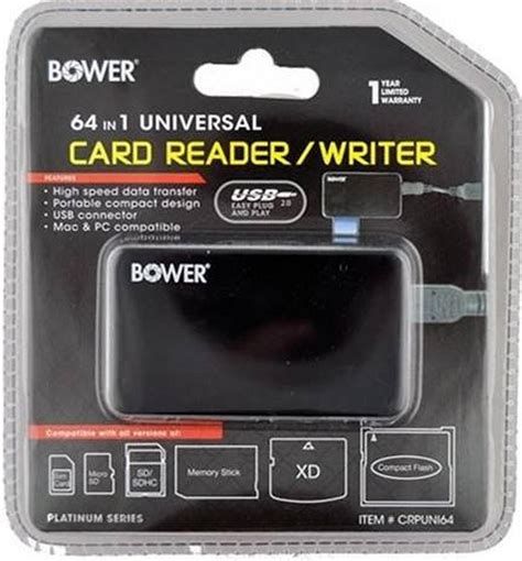 Bower Crpuni64 Universal Digital 64 In 1 Card Readerwriter Price In