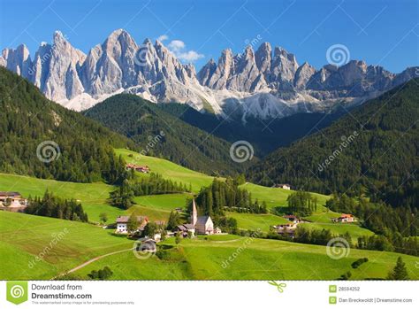 The Dolomites In Northern Italy Stock Photography Image