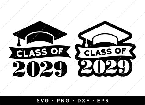 Class Of 2029 Svg Seniors 2029 Svg Graduation 2029 Svg 2029 Etsy