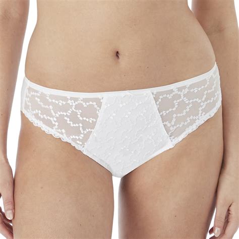 Culotte Fantasie Blanche En Nylon Fantasie Fitancy