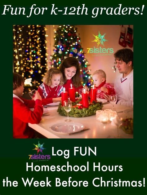 Log Fun Homeschool Hours The Week Before Christmas