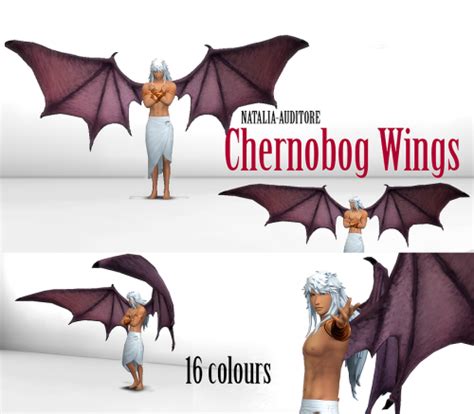 Chernobog Wings Sims 4 Sims Sims 4 Mods