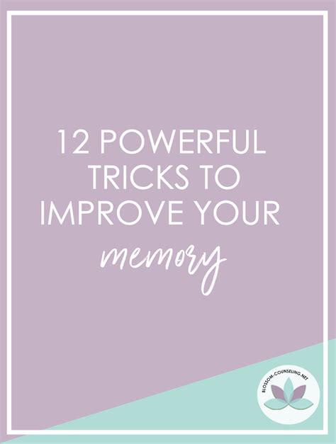 Boost Memory With 12 Powerful Tricks To Improve Your Memory