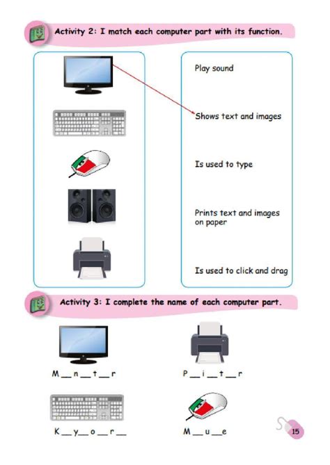 Review Computer Parts And Their Functions Activity Live Worksheets