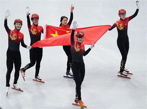 China Wins First Gold Medal At Beijing 2022 With Short Track Speed
