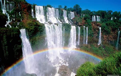 Waterfall With Rainbow Hd Wallpapers Hd Wallpapers
