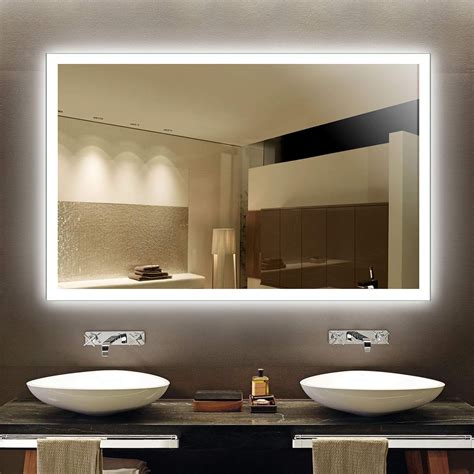 Top 20 of large lighted bathroom wall mirrors