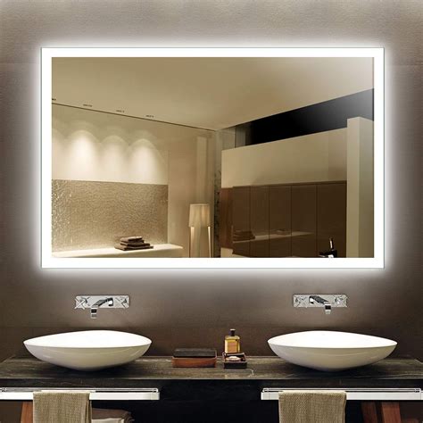 Top 20 Of Large Lighted Bathroom Wall Mirrors