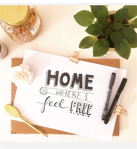 What Is Home For You Handlettering Made For The Homwork Challenge