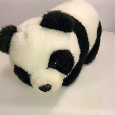 Aurora Plush Panda Bear Stuffed Animal Toy Black And White 11 Extremely