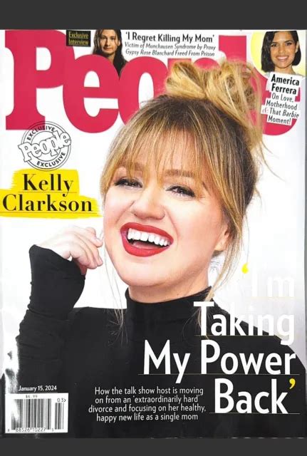 People Magazine January 15 2024 Kelly Clarkson Taking Her Power Back