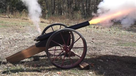 Black Powder Cannon Fire Youtube