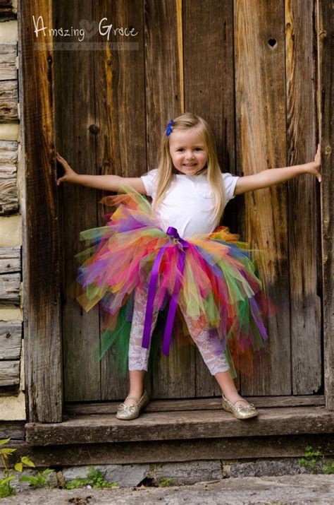 Ribbon Waist Bustle Style Tutu For Girls 2t 5t Up To A