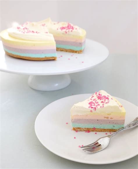Pastel Rainbow Unicorn Cheesecake Queen Fine Foods Rainbow