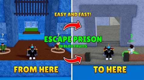 Best Way To Escape Prison Without Deleting Your Fruit Roblox
