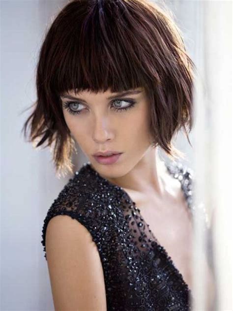 Maybe you would like to learn more about one of these? Image result for choppy short bob with a short fringe ...
