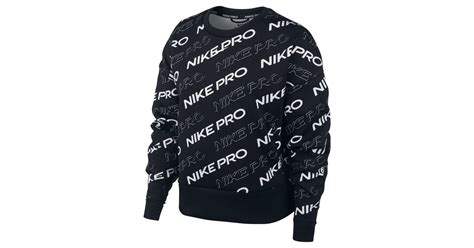 Buy nike men's black club crew sweatshirt. Nike Pro Crew Fleece Sweatshirt Damen black/metallic silver L