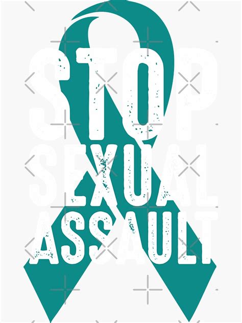 sexual assault awareness month sticker for sale by heatherortiz redbubble