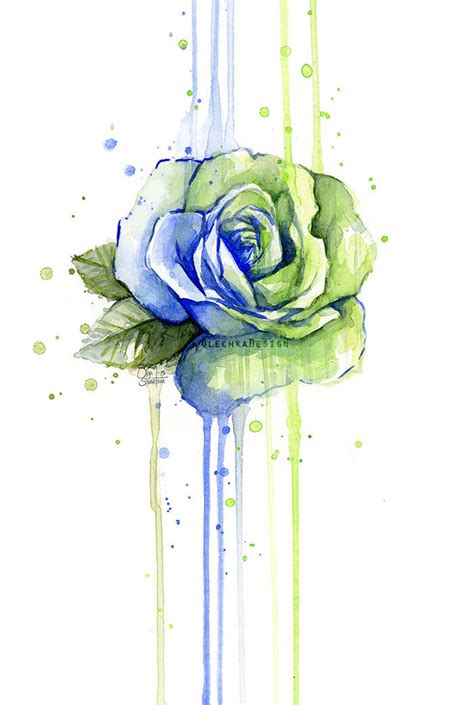 Floral Watercolor Paintings Olechka Design Floral Watercolor Paintings