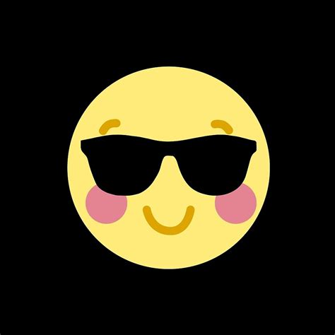 Cool Sunglasses Emoji By Spacemansam13 Redbubble