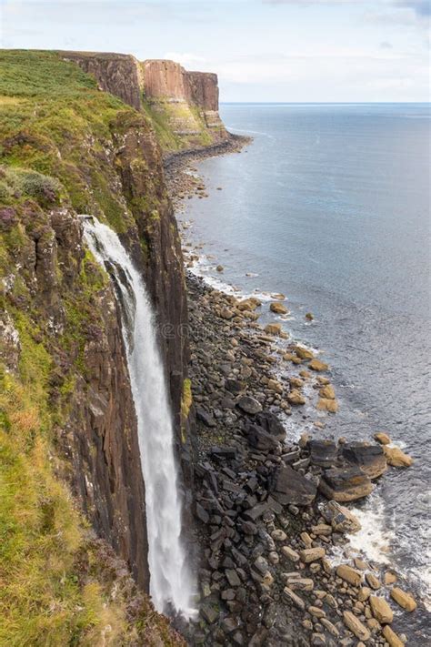 Kilt Rock Coastline Cliff In Scottish Highlands Stock Photo Image Of