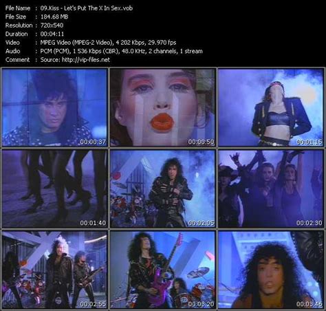 let s put the x in sex video song by kiss performing download or watch vob mp4