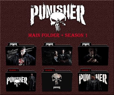 The Punisher Main Folder Season 1 Icons By Aliciax16 On Deviantart