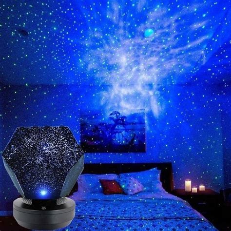 Buy Romantic Led Starry Night Lamp 3d Star Projector Light For Bedroom Decor Usb Music Galaxy