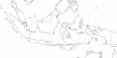 Indonesia Map Blank Maps Borders Outlines Asean