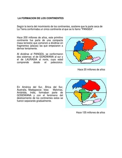 La Formacion De Los Continentes By Javier Cifuentes Issuu