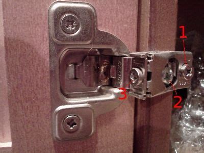 If the cabinet door fails to close completely or fails to stay closed, the spring tension is too light. Adjusting Kitchen Cabinets Hinges | Kitchen cabinets hinges, Hinges for cabinets, Kitchen corner ...