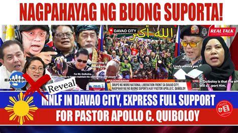 Nakahanda Na Mnlf Davao Nagsalita Na Sa Isyu Eto Dapat Mapanood Ni