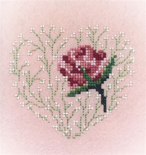 Machine Embroidery Design Rose Set Cross Stitch French Knot Etsy