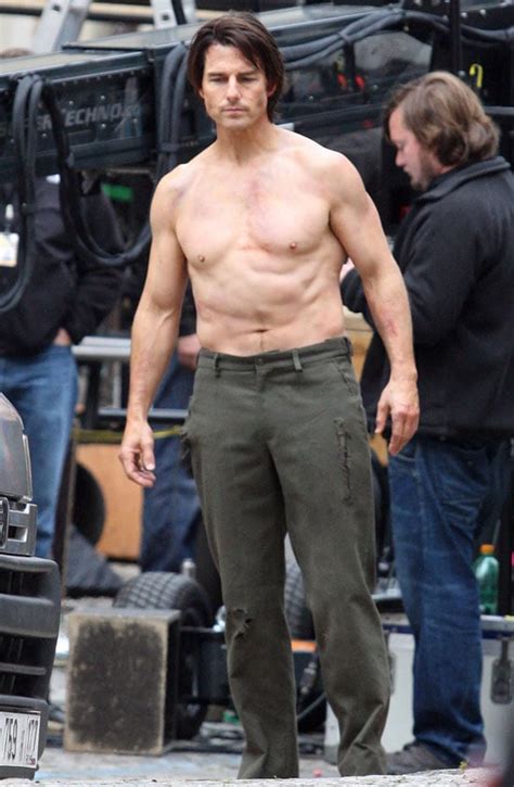 Tom Cruise Was Shirtless For The Filming Of Mission Impossible Tom Cruise Hottest Pictures
