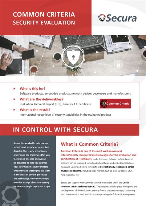 Common Criteria Testing And Certification Secura Cybersecurity