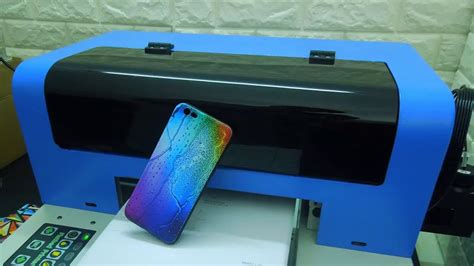 A4 Uv Printer Print On Black Silicone Iphone6 Case Youtube