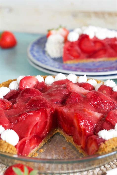 This Fresh Strawberry Pie Recipe Is The Best Made With Juicy Strawberries Strawberry