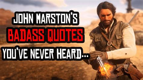 John Marstons Most Badass Quotes Youve Never Heard Youtube