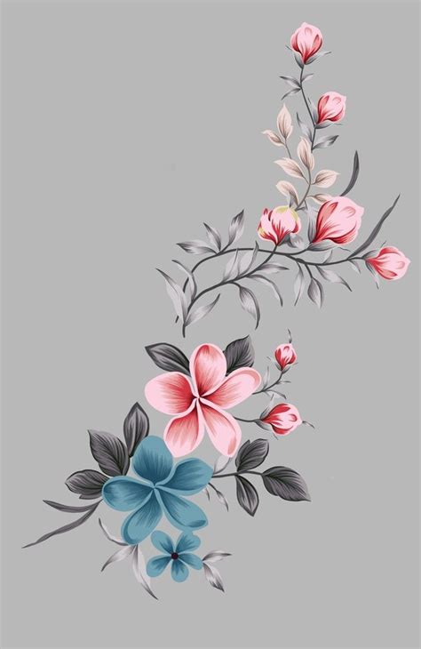 Pin By Touseaf On Flowers Watercolor Flowers Pattern Flower